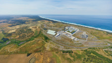 The Victorian Desalination Plant is located at the southerly most tip of Australia on the Bass Coast